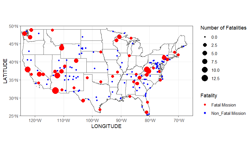 Fatality Comparison Mission Map